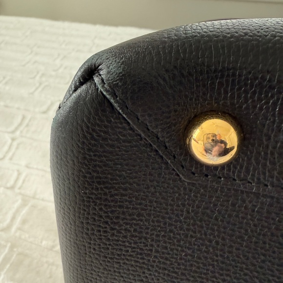 Burberry Banner NM Tote Leather with House Check Canvas, Medium - Picture 13 of 16